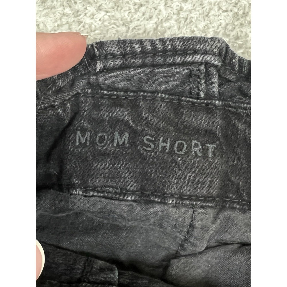 American Eagle Mom Shorts‎ Paper bag Waist Black Size 6 - Picture 8 of 9